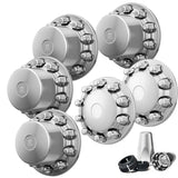 Alcoa Aero Chrome 6 Wheel Interlocking Hub Cover Kit (Clamp On)