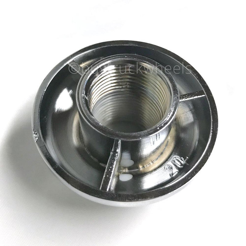 Alcoa Flange Chrome Plastic Threded Nut Covers 20mm